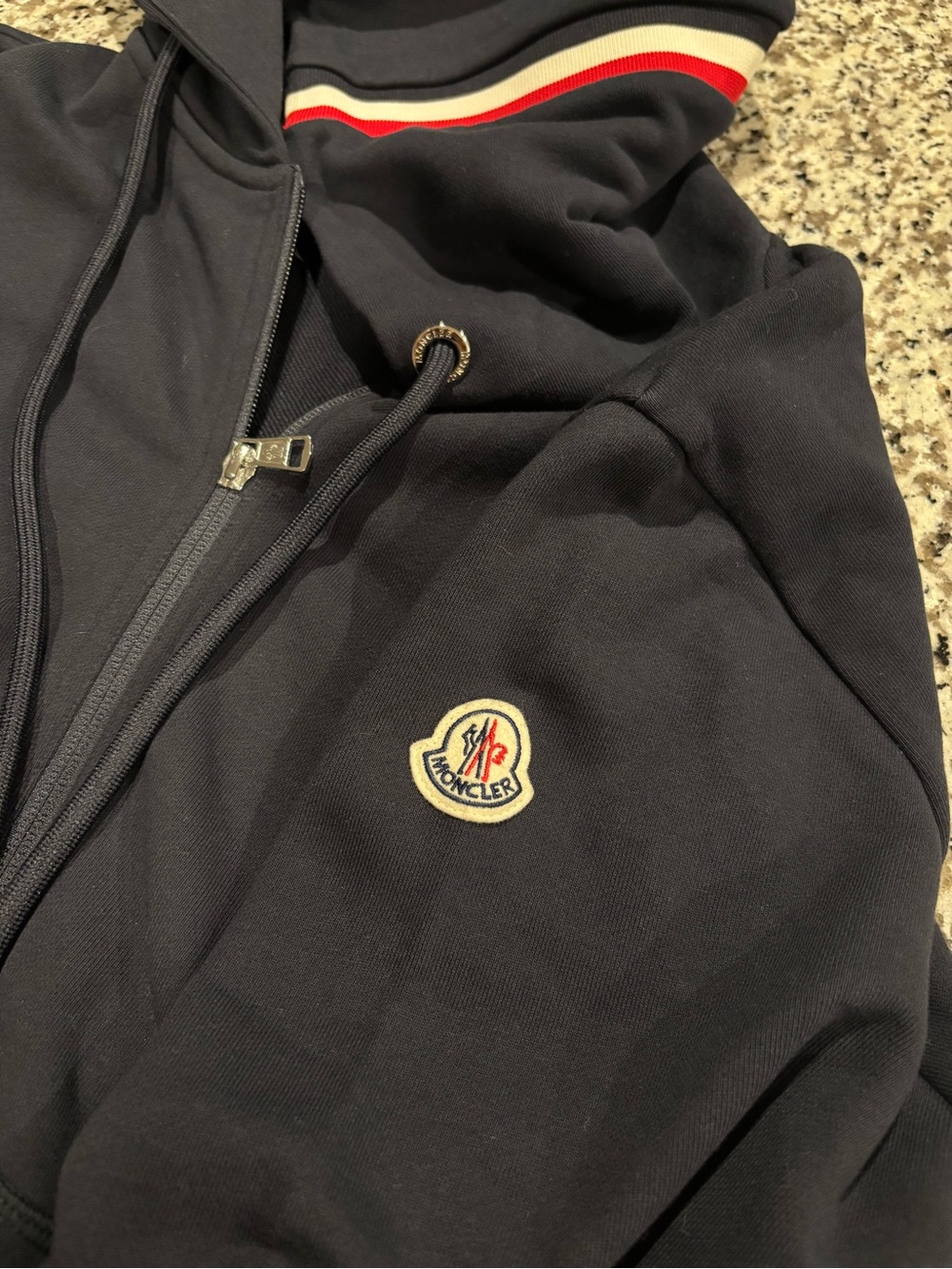Moncler Tracksuit/Jumpsuit Set | Navy Blue/Red/White | XL and L - Picture 6 of 13